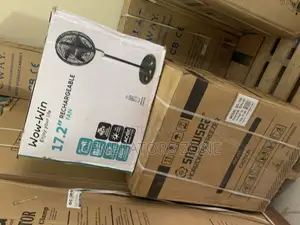 Wow-Win 17.2inch Solar Rechargeable Standing Fan+20hrs Work