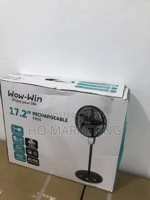Wow Win Rechargeable Standinf Fan 17.2" With Led Light