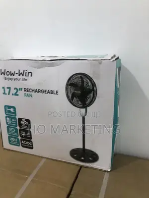 Wow Win 17.2" Rechargeable Standing Fan