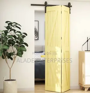 DIYHD Bi-Folding Sliding Barn Door Hardware