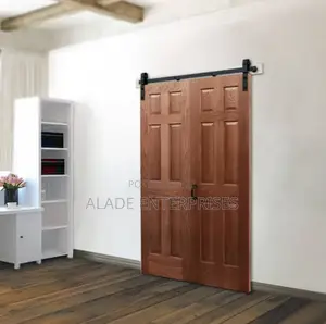 Bi-Folding Sliding Barn Door Hardware Kit for 2 Doors