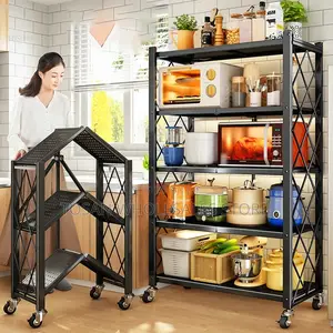 Quality Folding Storage Rack With Wheel