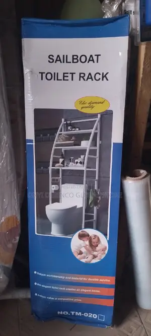 Toilet/ Bathroom Storage Rack, Shelve Organizer, Space.