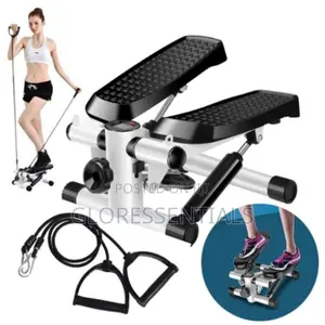 Mini Stepper With Resistant Band Nd LCD Display