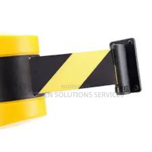 Retractable Barrier Belt Fixed