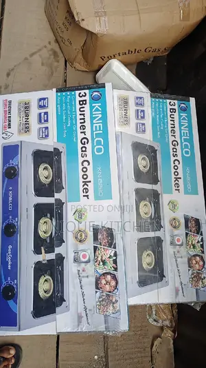 Three Burners Gas/Automatic Ignition Gas Cooker