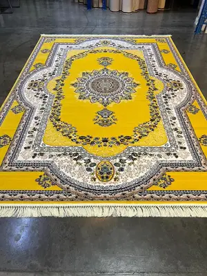 10by13 Feets Golden Kerman Giant Vip Persian Rug