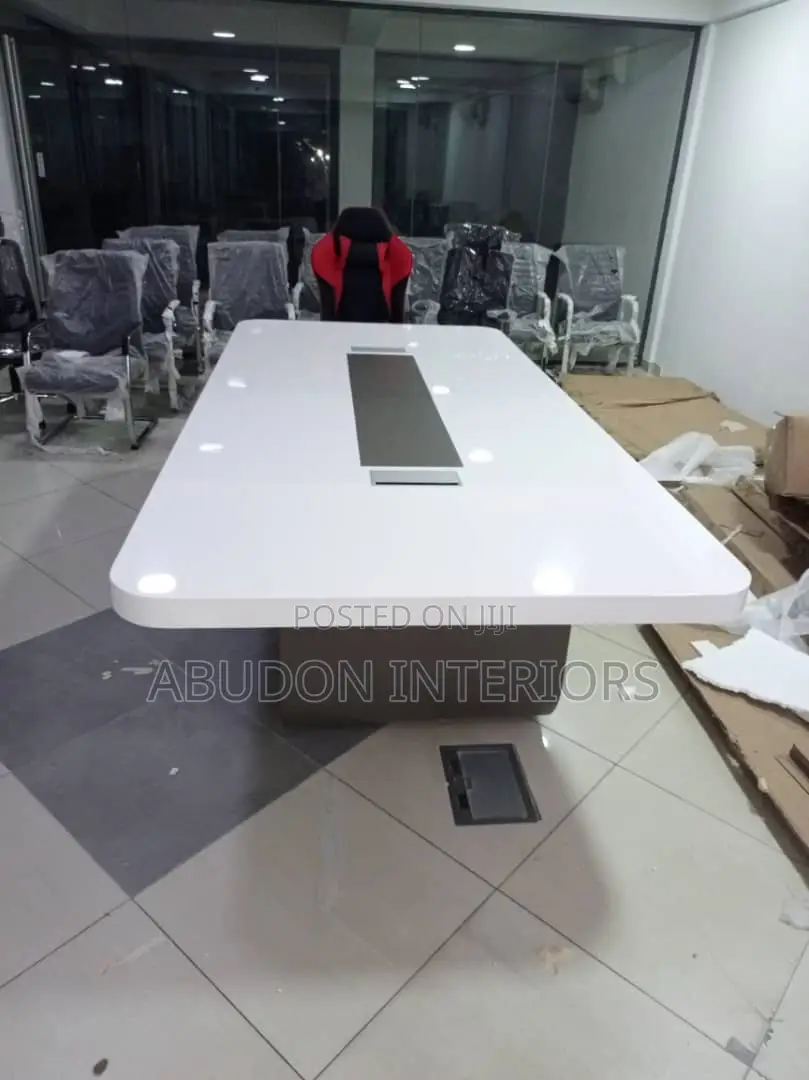 White Conference Table