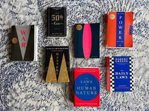 Complete 7 Set of Robert Greene Books, 48law to Daily Law