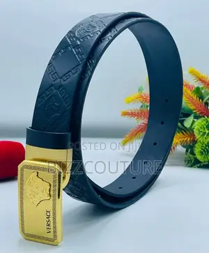 Original VERSACE Leather Belts Available in Store