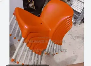 Restaurant Plastic Chair With Iron Legs