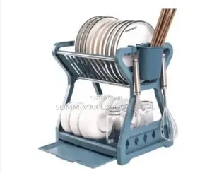 Dish Rack With Cup Holder - 2 Layer