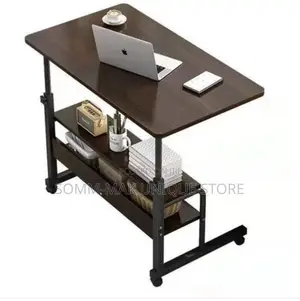 Wooden Beside Laptop Desk Bamboo Adjustable Laptop Table