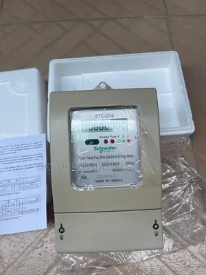Three Phase Four Wire Electronic Check Meter Postpaid