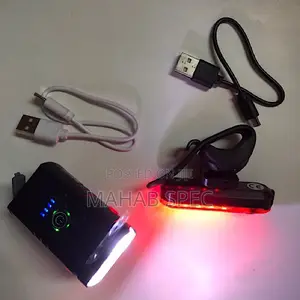 1000 Lumen Rechargeable USB Bicycle Headlight and Taillight