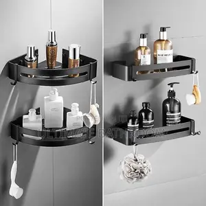 Straight/Corner Storage Bathroom Shelf