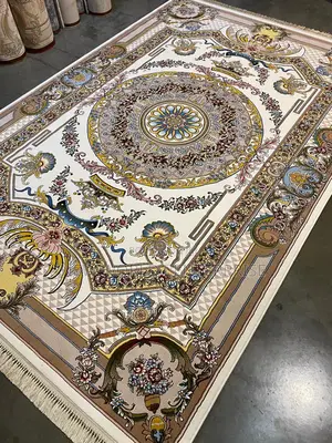 8by11 Feets Super Isfahan Vip Quality Rug