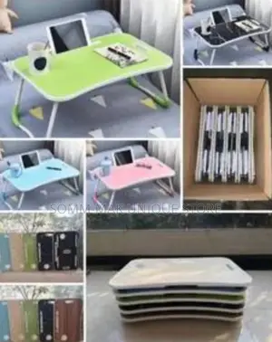 Adjustable Foldable Laptop Bed Side Table