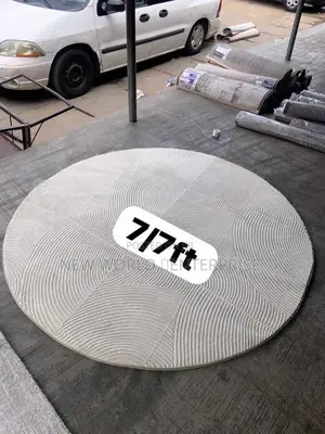 Modern Turkish Round Centre Rug