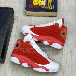 Original Air Jordan 13 Retro Dune Red Sneakers