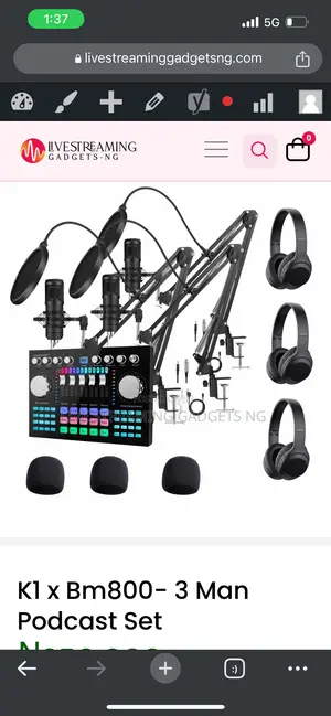 X Bm800- 3 Man Complete Podcast Set