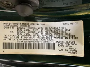 Toyota Highlander 2003 Green