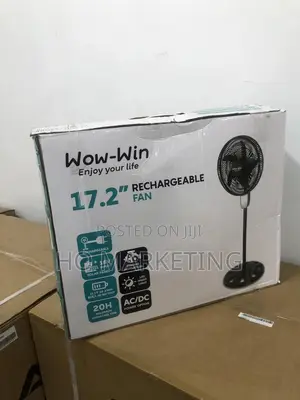 Original 17.2" Wow Win Rechargeable Standing Fan