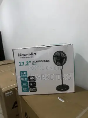 Strong Wind Rechargeable Fan Wow Win 17.2''