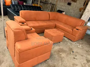 L Shaped Made With Single and Center Table