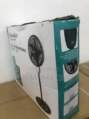 Standing Rechargeable Fan 17.2'' Wow Win