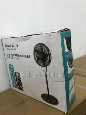 Wow Win Rechargeable Standing Fan 17.2''