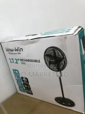 Strong Blade Reachargeable Standing Fan