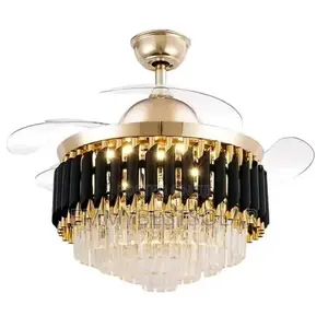 Crystal Fan Chandelier Light