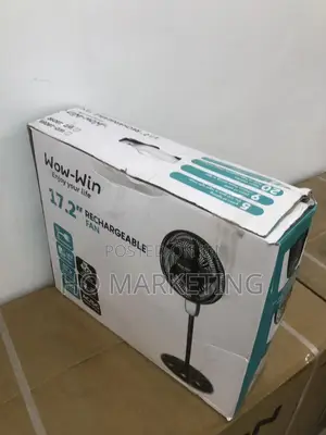 Powerful Airflow Rechargeable Standing Fan 17.2''