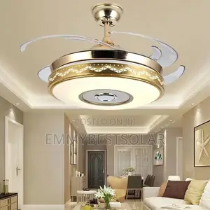 Mp3 Fan Chandelier Light
