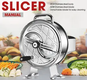 Commercial Vegetables and Fruits Rotatory Slicer