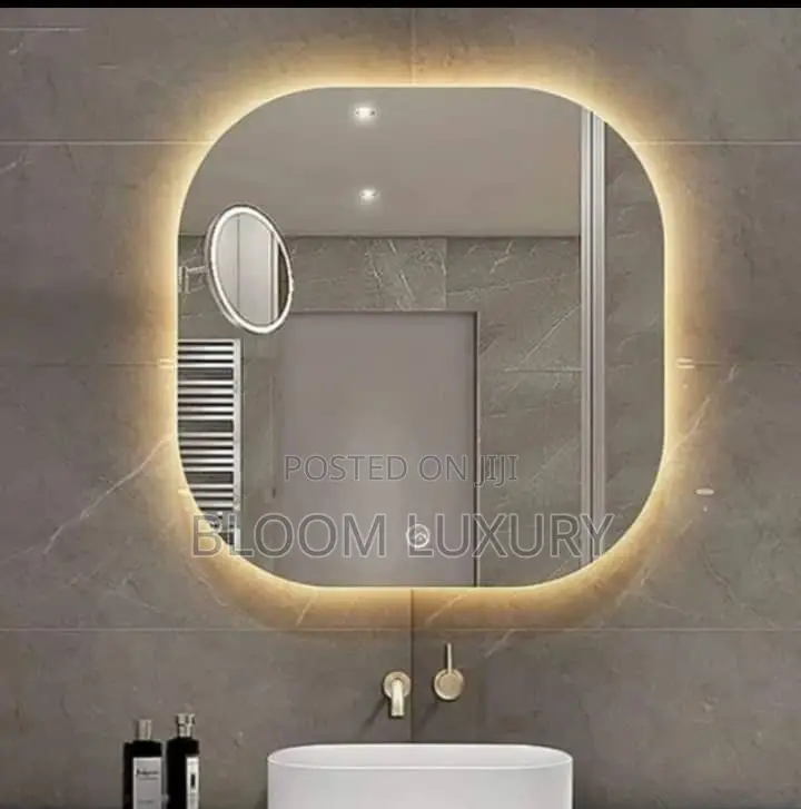 Soft Touch LED Makeup Mirror