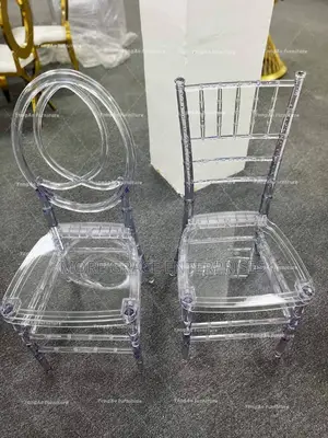 Transparent Chaivarie Chair for Hallways.