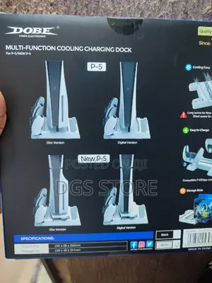Dobe Multifunction Cooling Charging Dock for PS5 SLIM