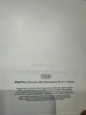 New Apple iPad Pro 12.9 (2022) 512 GB Gray