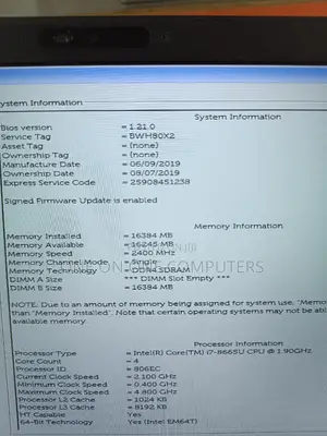 Laptop Dell Latitude 5400 16GB Intel Core i7 SSD 512GB