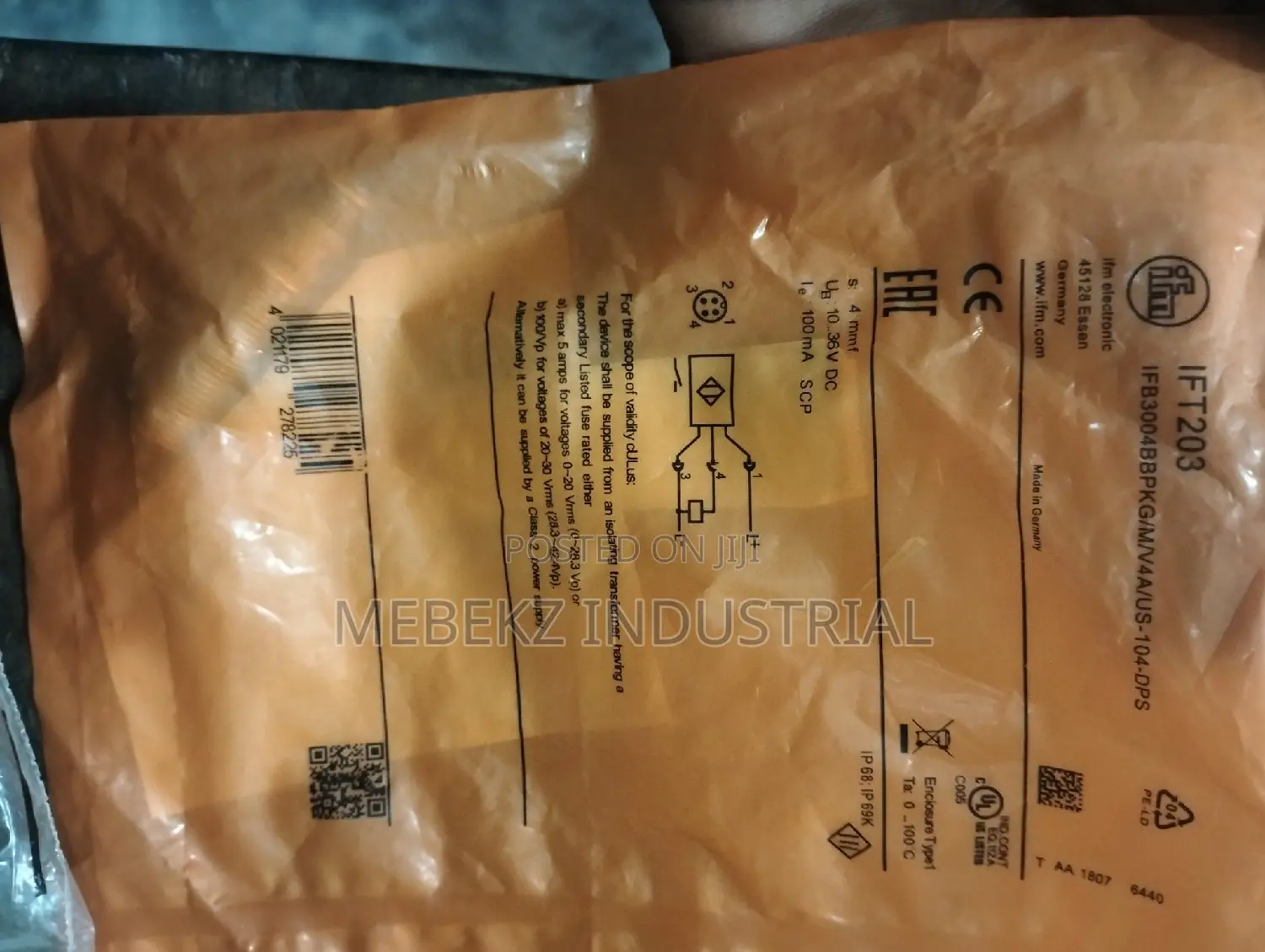 IFM Inductive Proximity Sensor IFT203