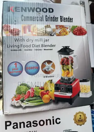 Kenwood Commercial Grinder Blender With Dry Mill Jar 6000w