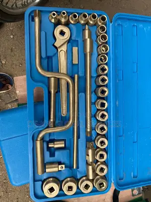 Socket Wrench Set Non Spark 1/2” Brass