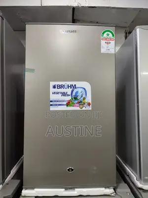 Brand New BRUHM 100L Table Top Refrigerator>Silver Colour>