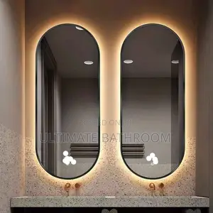 Round Warm Light Mirror