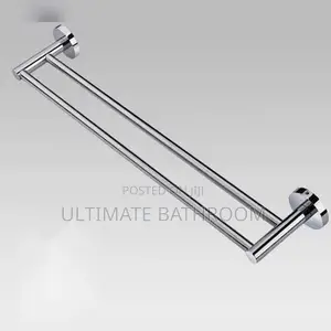 Pure Stainless Steel Double Towel Rail