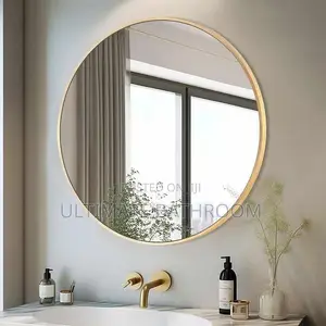Gold Frame Mirror Without Light 70cm