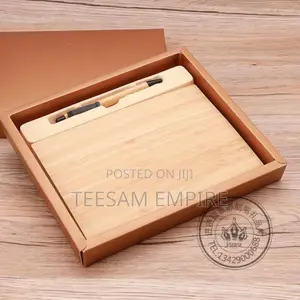 Bamboo Notebook With Pen