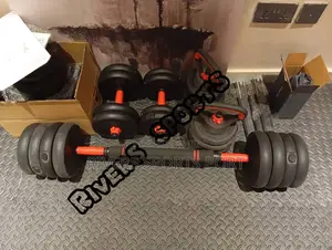 50kg 4in1 Weight Set. Dumbbell, Barbell, Kettlebell Pushup